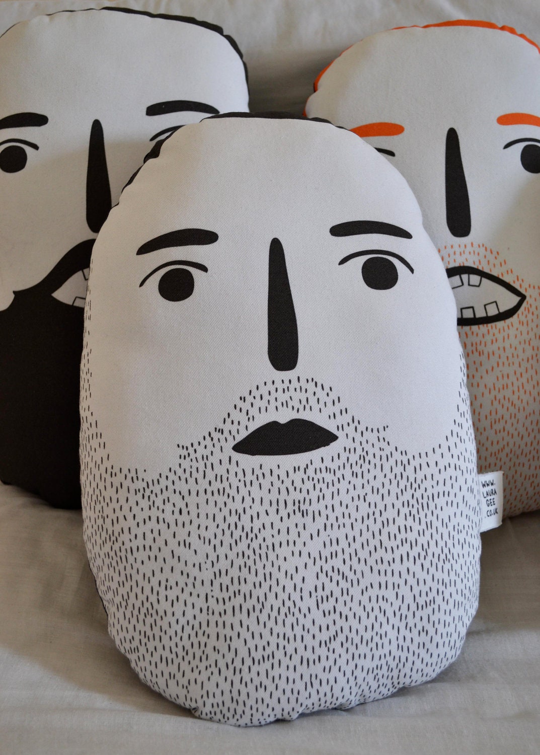 Beardy Man Angus Cushion