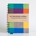 All Year Round Timeless Journal (Self filled dates, months & years, fabric wrapped) - Happy Squares