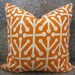 Designer Pillow Cover 18 x 18 - Tribal Mandarin -