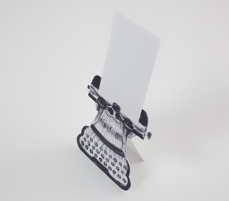 Antique Typewriter Cards
