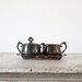 Vintage Silver Cream and Sugar Set / Silver Tea Set