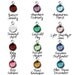 Personalized Necklace, Hand Stamped Jewelry, Metal Work, Charm Necklace, Custom Birthstone Necklace - Martini Cocktail, Party ANIMAL