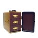 Vintage Luggage Baja 1940s Case Gold Brown Tweed