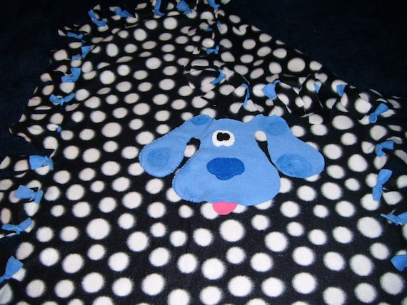 Blues Clues Fleece Blanket Free by curlyscreations2 on Etsy