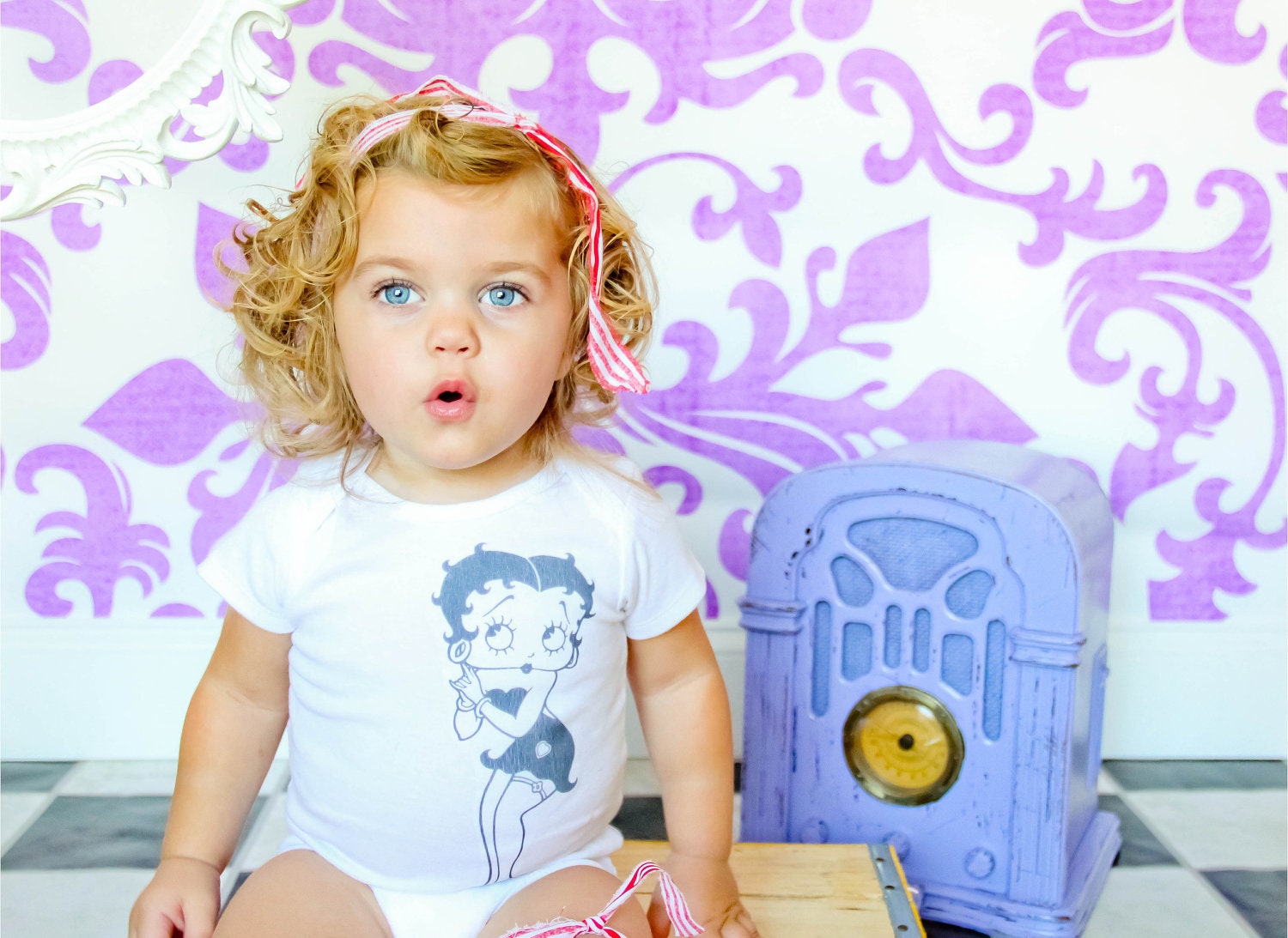 Betty Boop - Baby ONESIE - Toddler Tee also available