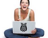 Owl Vinyl Laptop Decal