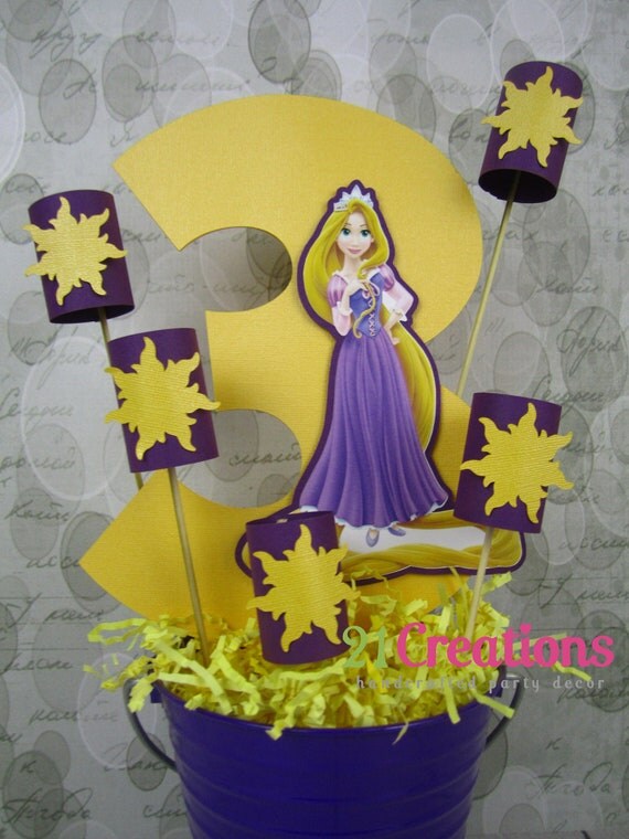 Tangled Rapunzel and Lanterns Centerpiece Il_570xn