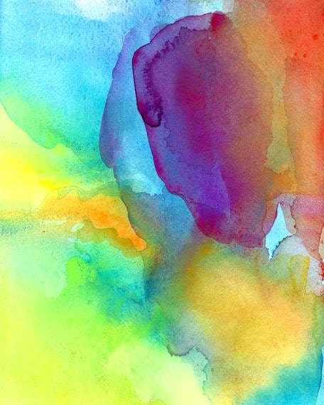 Art Print, Watercolor, Stay Close