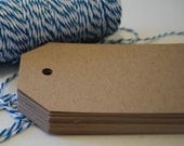 Tags 100 Basic Large Natural / Kraft - Blank Gift Tags Il_170x135