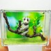 Miniature Slow Loris  - Micro Crochet Dollhouse Amigurumi Animals - Made To Order