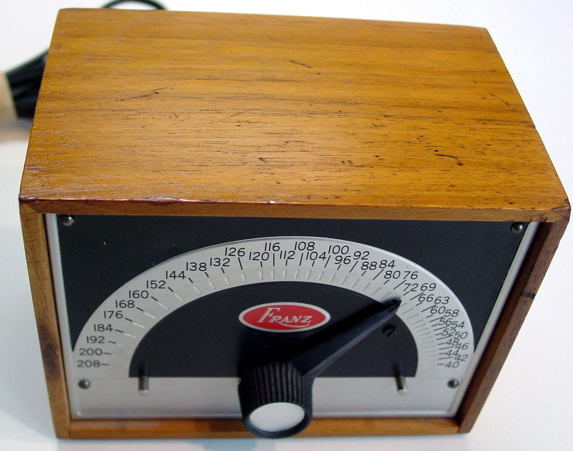 REDUCED - Vintage 1950s Franz Electronic Metronome Looks Great Works Great