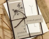 Ivory Romance - Rustic & Chic Wedding Envelope or Boxed Invitations - Purchase to Start the Ordering Process - BeaconLane