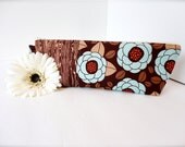 Small Accessory Bag - Joel Dewberry Aviary 2 Bloom in Bark