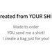 Large Purse Hobo Bag Eco Fashion: CUSTOM Send me YOUR memorable shirt or favorite fabric. Boho Chic. Cross Body. bag pictured NOT for sale.