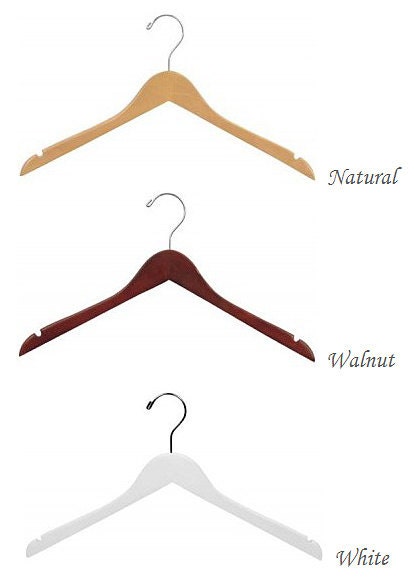 As Seen On THE KNOT, Personalized Hanger with Double Line - Several color options