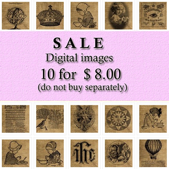 SALE No.3 Buy 10 Images for 8 Dollars