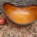 Extra Large Cherry Wood Bowl Live Edge Wood Bowl Natural Edge Wooden Bowl Salad Bowl Dough Bowl Bark Edge Turned Wood Bowl Carved Wood