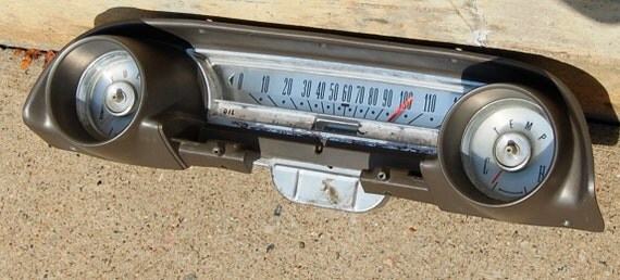 vintage ford instrument cluster antique car gauges by NayaStudio