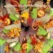 Fall Leaves Mesh Square Custom Order Wreath (for justdance01)Letter P