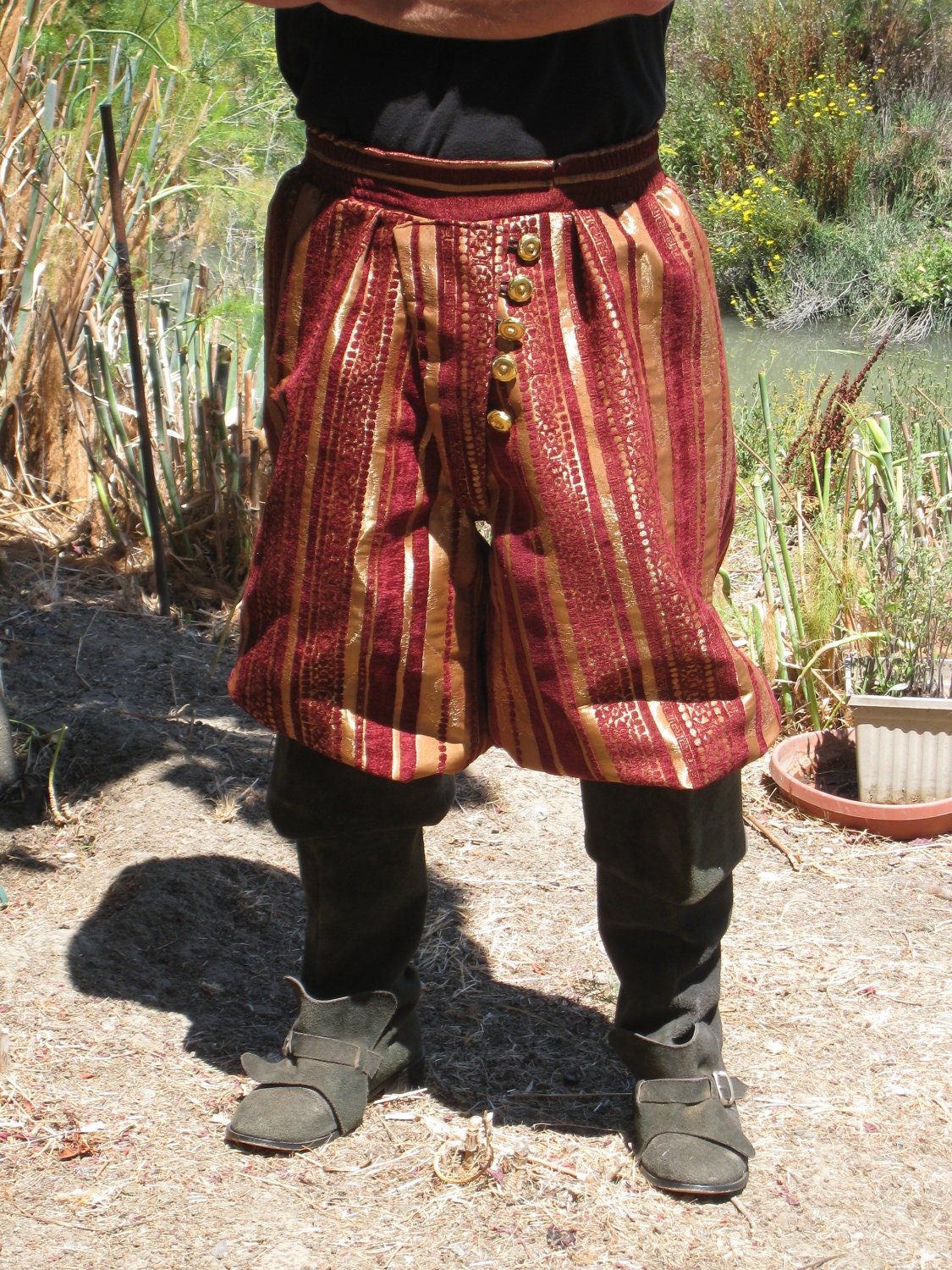 Pirate Captains Pants, renaissance Breeches