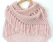 shawl ,hand crocheted shawl ,pink shawl ,neckwarmer ,womens fashion ,soft, warm, shawl trends ,crochet trends ,gift