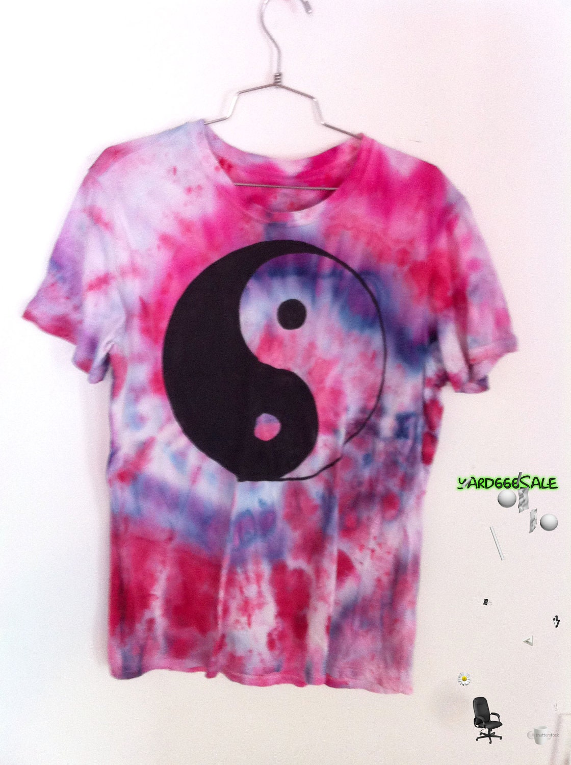 Yard666sale Yin Yang Tie Dye T Shirt Yard666sale M By Yard666sale 3537