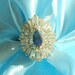 Vintage 1980's Rhinestone Ballerina Fashion Ring Size 8.5