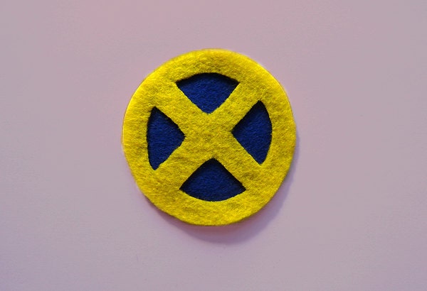 X-Men Hair Clip/ Pin (Yellow and Blue)