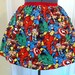 Full skirt Licensed Marvel Avengers fabric- limited quantity- made to order