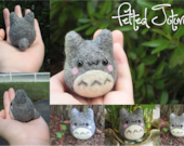 Felted Totoro