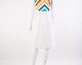 SALE Vintage 1970s 70s Summer Dress Size Small Medium