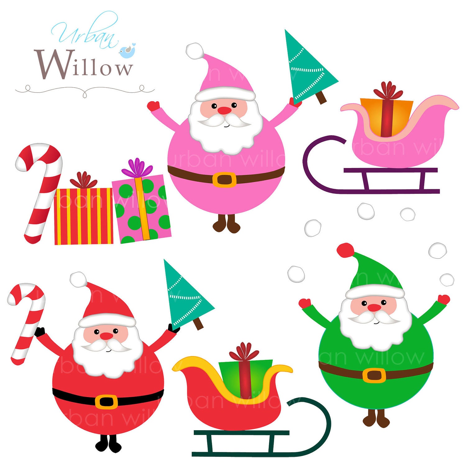 clipart santa claus