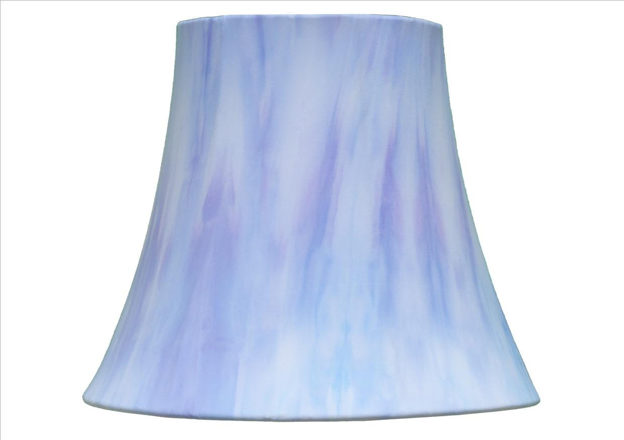 Periwinkle Tie Dye SLIP COVER for your existing lampshade - STRETCH to fit perfectly