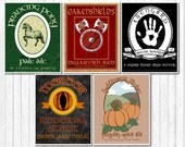 SPECIAL: All 5 Middle Earth Microbrew Posters - Lord of the Rings Art