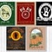 SPECIAL: All 5 Middle Earth Microbrew Posters - Lord of the Rings Art
