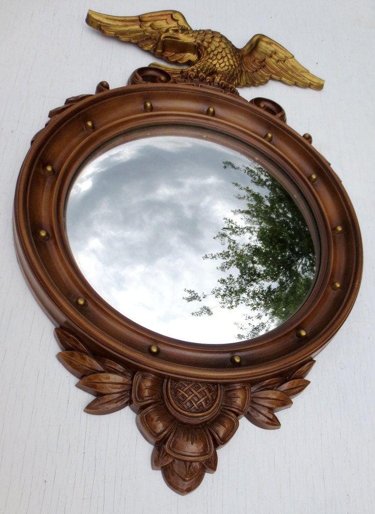 Items similar to Mid Century Modern Syroco Eagle Mirror on Etsy