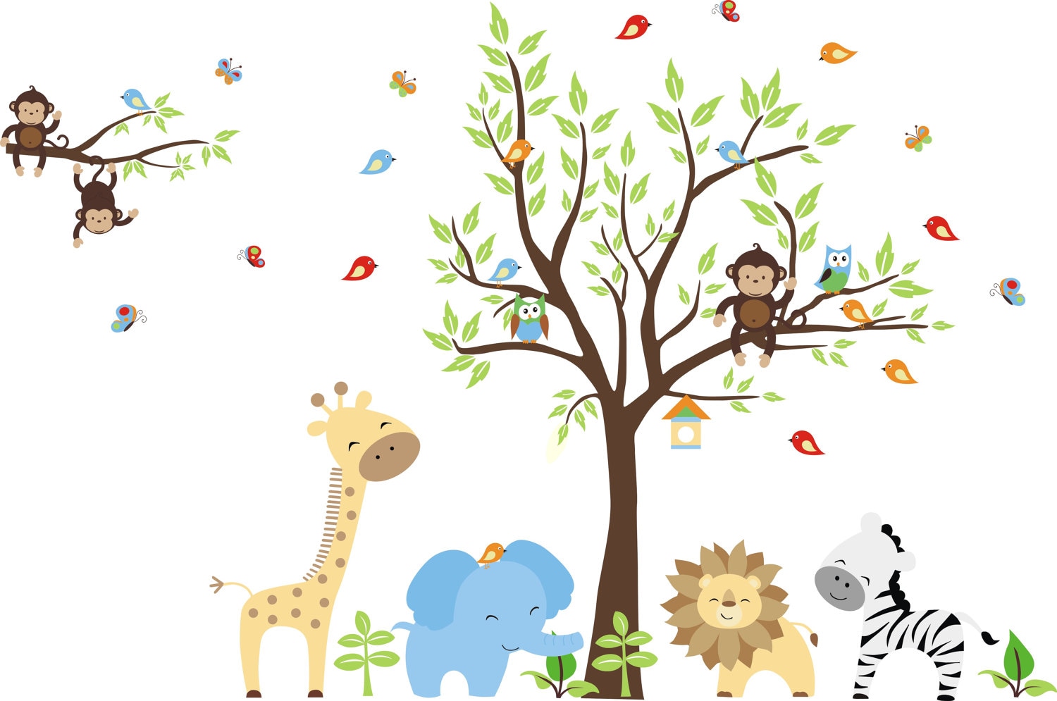 baby jungle animals clipart - photo #31