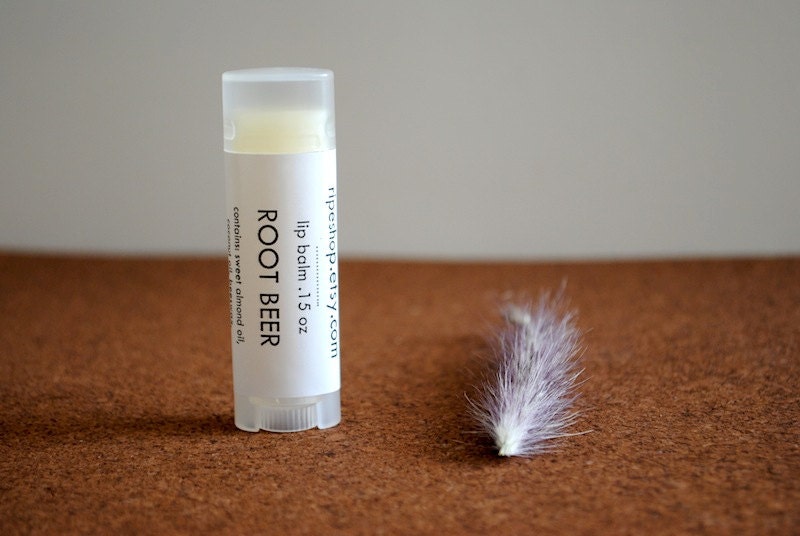 Root Beer Lip Balm - Shea Butter, Beeswax, Avocado Oil, Men