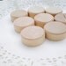 Wood Circles Craft Supplies Raw Natural -8 Vintage Pieces