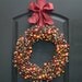 Fall Wreath - Autumn Door Decor - Outdoor Wreath - Wreath Hanger Included