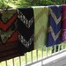 chevron stripe lap quilt, you pick the colors