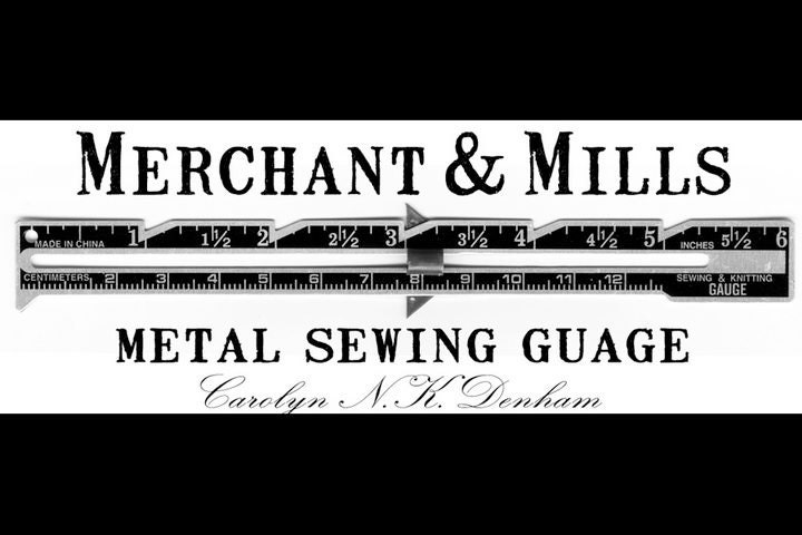Metal Sewing Gauge by Merchant & Mills