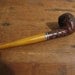 Bakelite Pipe Carved Wooden Bowl 1920's