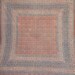 indian print bedspread table cover-vegetable dyes/indigo colors/natural colors