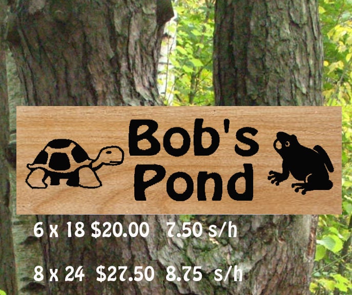 Custom Carved wood signs