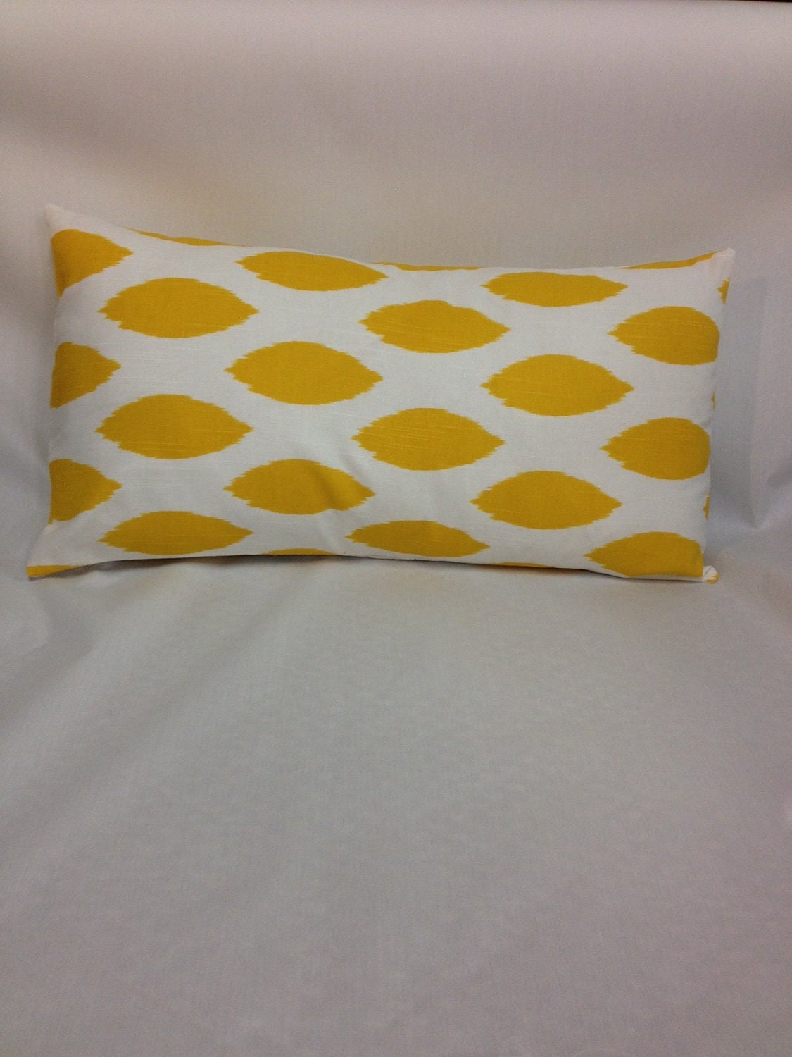 ONE 12" x 18" Premier Prints Chipper Corn Yellow, Slub texture envelope closure pillow covers
