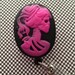 Retractable ID Badge Holder Lovely Skeleton