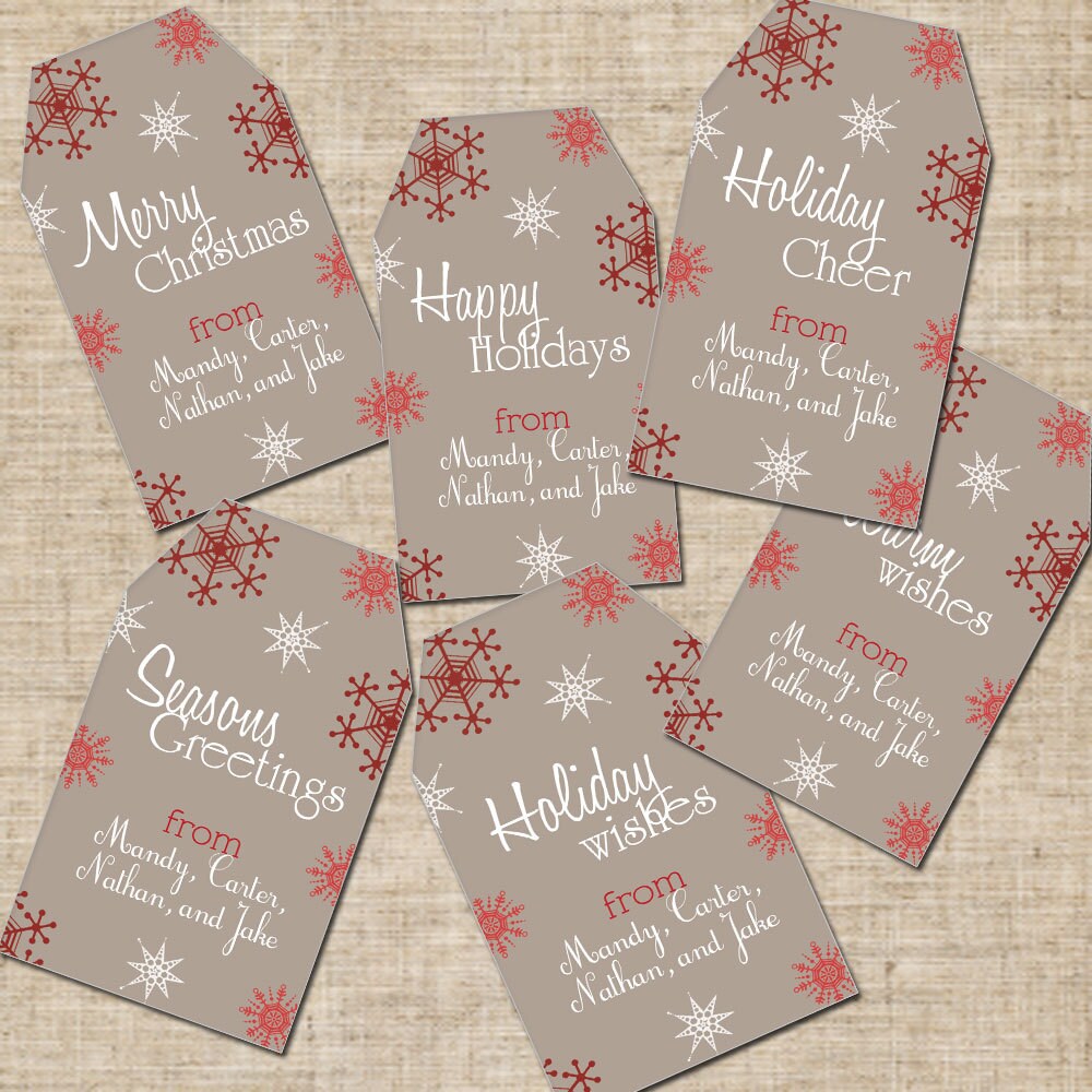 Items similar to Printable Personalized Christmas Gift