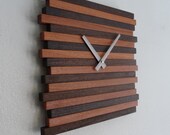 Clock Wall Hanging  Reclaimed Wood Modern Decor Contemporary