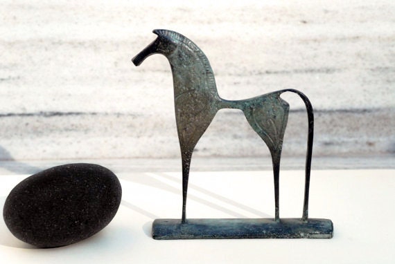 Greek Geometric Bronze Horse